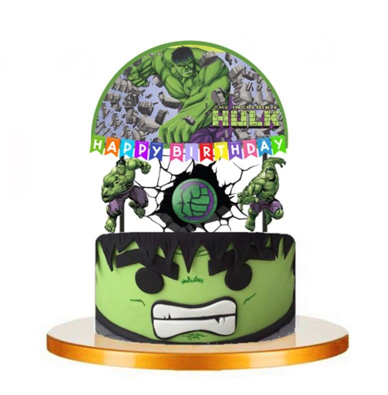 Hulk Birthday theme favor party supplies decoration ideas | Etsy