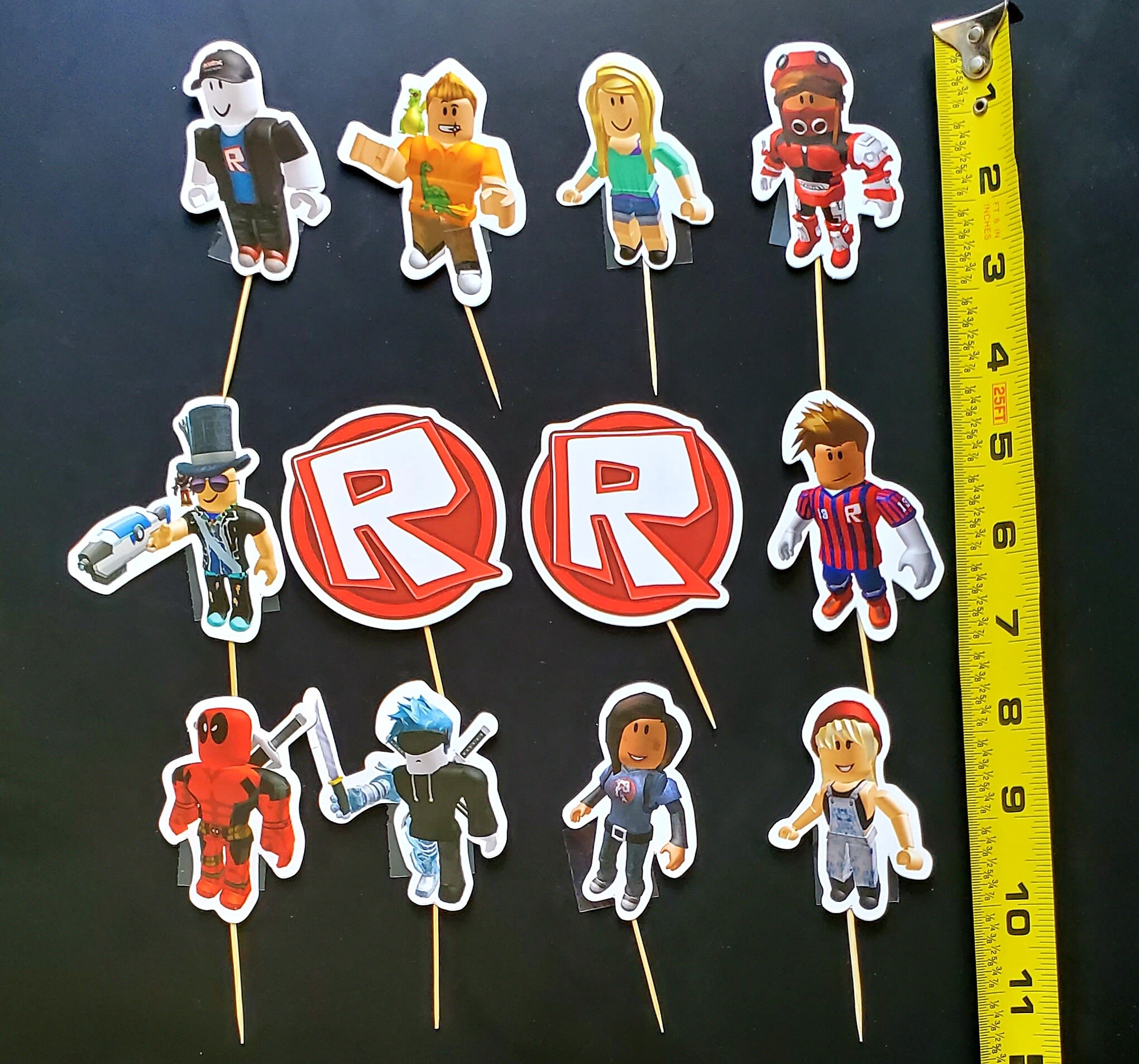 Roblox Birthday theme favor party supplies decoration ideas Etsy