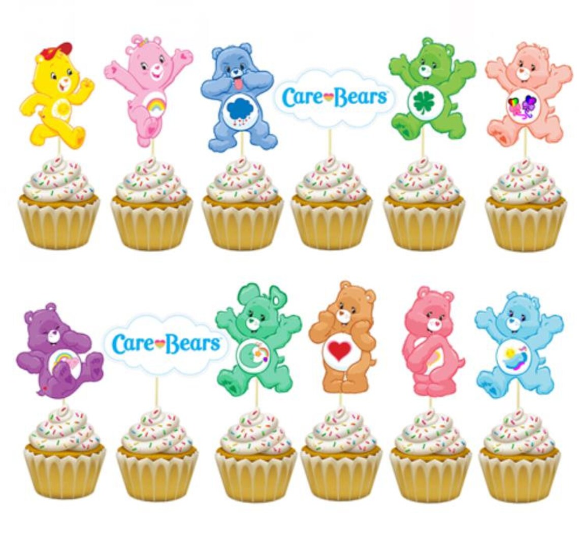 CAREBEARS CARE BEARS Birthday theme favor party supplies Etsy
