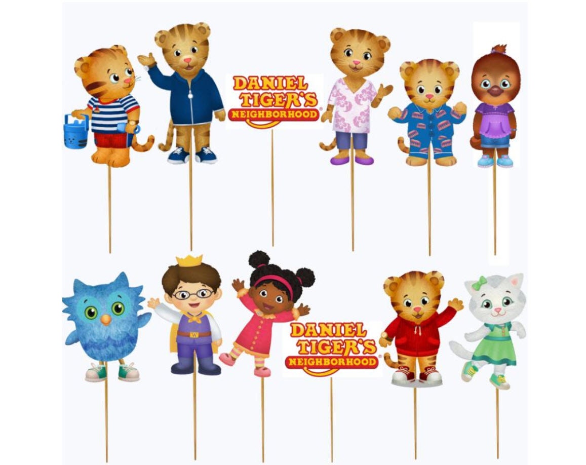 DANIEL TIGER birthday theme favor party supplies decoration Etsy