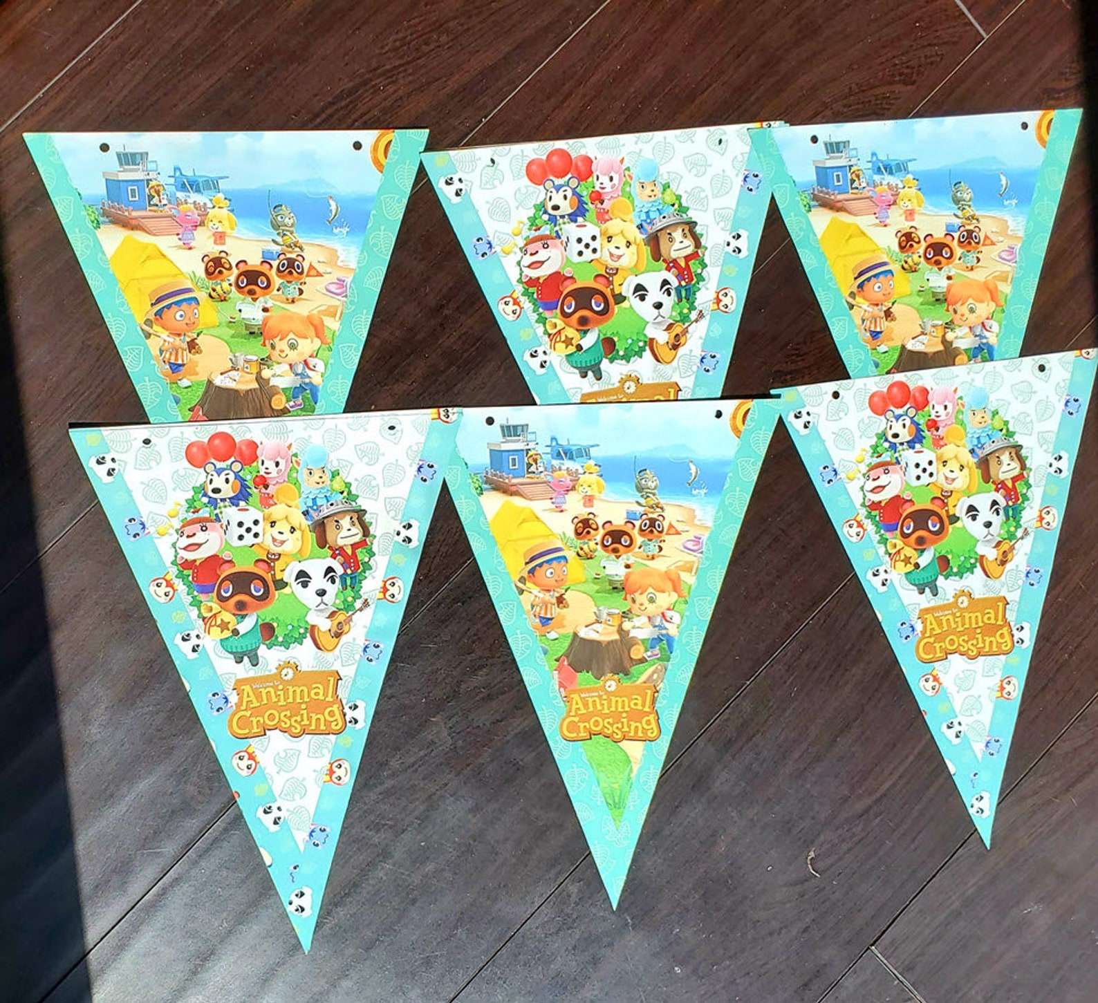 Animal Crossing Birthday theme favor party supplies decoration Etsy