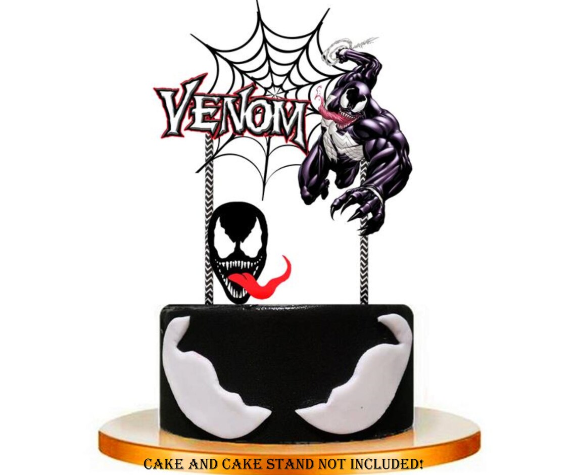 Venom Birthday Theme Favor Party Supplies Decoration Ideas Etsy.