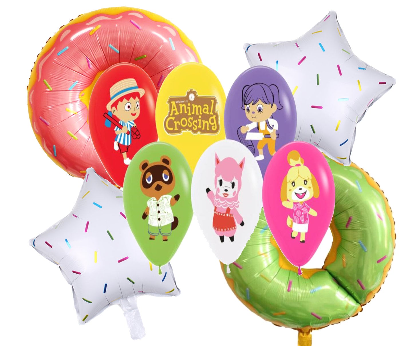 Animal Crossing Birthday theme favor party supplies decoration Etsy