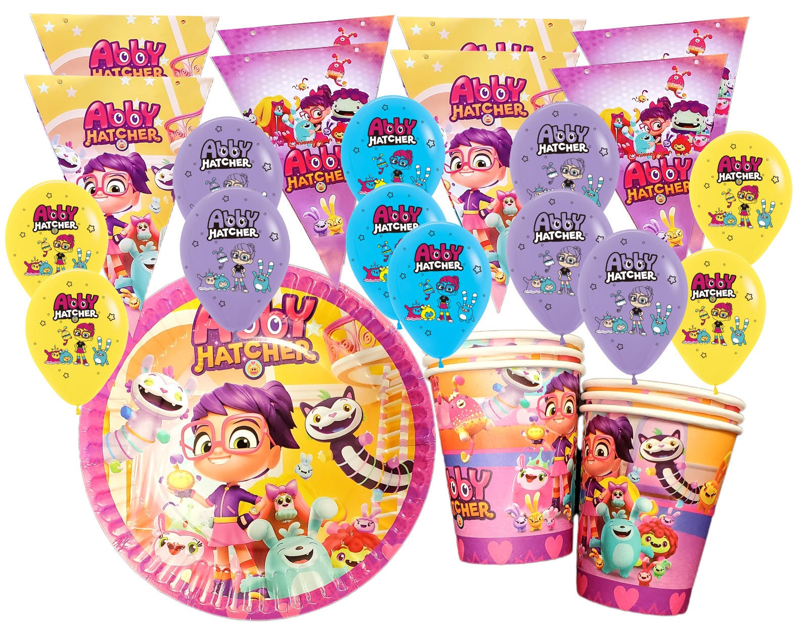 ABBEY ABBY HATCHER Birthday theme favor party supplies Etsy