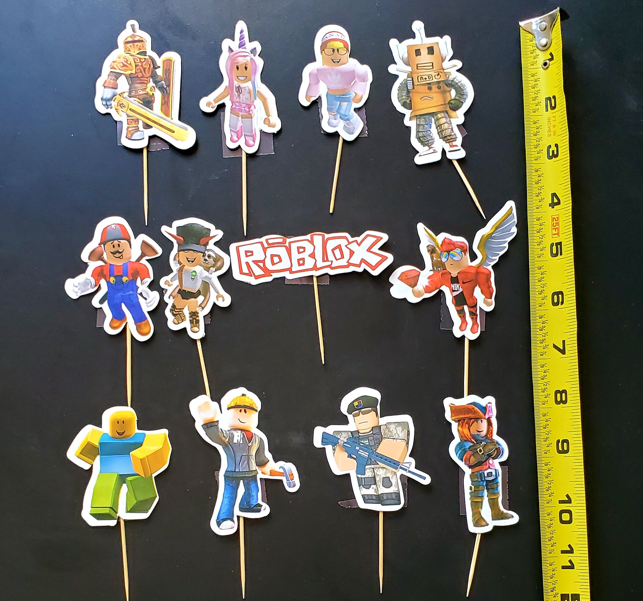 Roblox Birthday theme favor party supplies decoration ideas Etsy