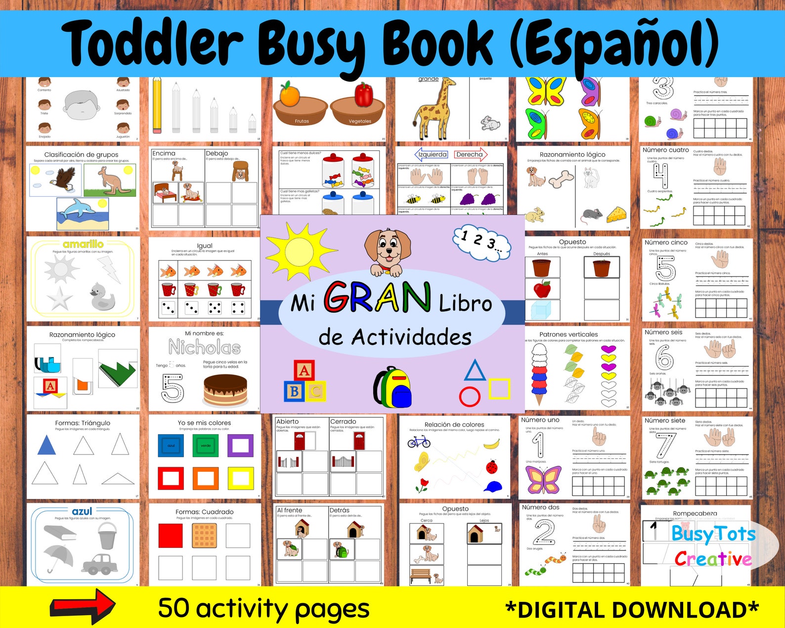 PRINTABLE Toddler Learning Binder