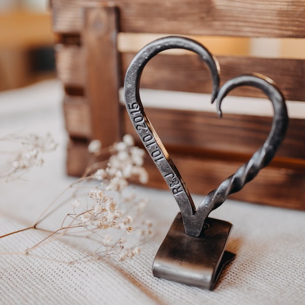 Mysterious heart | Anniversary gift hand forged heart gift with Personalization, Personalized gift, Unique love decoration, 6th anniversary,