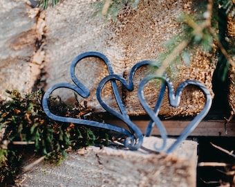 Oracular heart | Forged love hearths,Unique love decoration, Minimalistic Decoration Blacksmith shop, 6th Anniversary, Wedding present