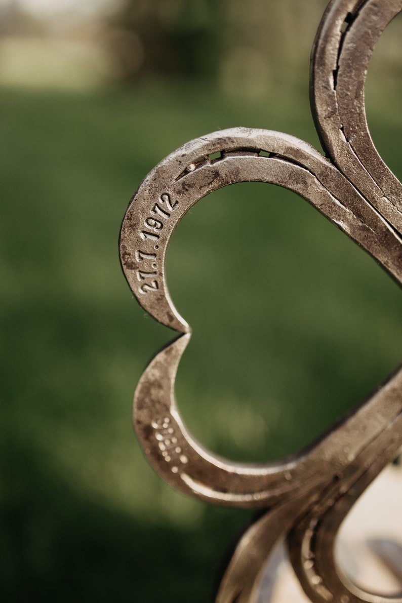 Fourleaf Clover Heart With Base Metal Art Works Anniversary Gift Hand