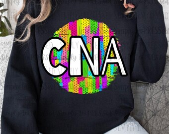 CNA PNG / Neon Color / Healthcare / Medical