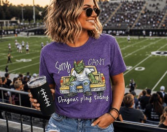 Sorry Can't Dragons Play Today PNG / School Spirit / Football Season / Basketball Season / Mascot / Digital Download