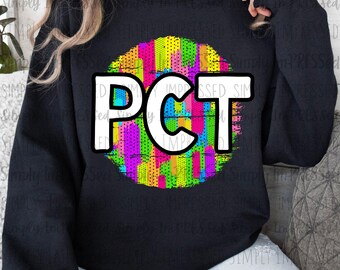 PCT PNG / Neon Color / Healthcare / Patient Care Tech / Medical
