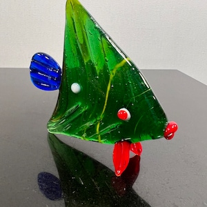 Vintage art glass fish
