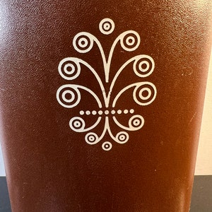 Vintage Brown Tupperware canister