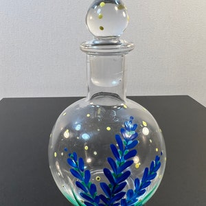 Vintage glass perfume bottle