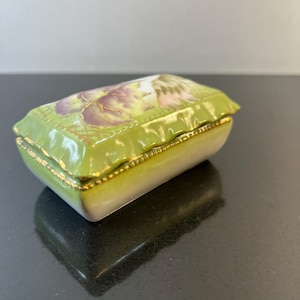 vintage porcelain box