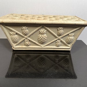 Large metal flower brick