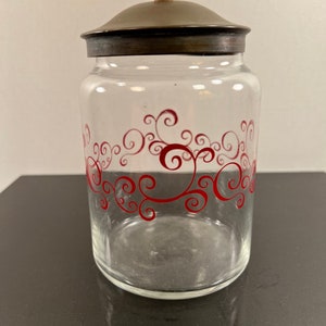 Vintage glass jar