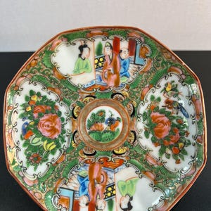 vintage Asian cups with one saucer