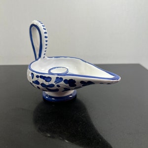 Vintage porcelain candlestick holder