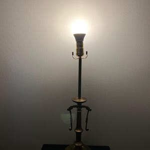 vintage brass table lamp