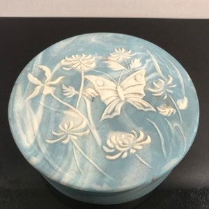 Blue vanity box