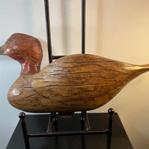 vintage heavy plastic wall hanging duck wall pocket