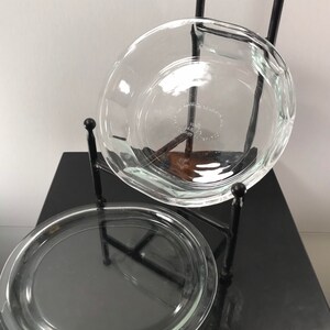 Vintage clear  pyrex casserole dishes set of two