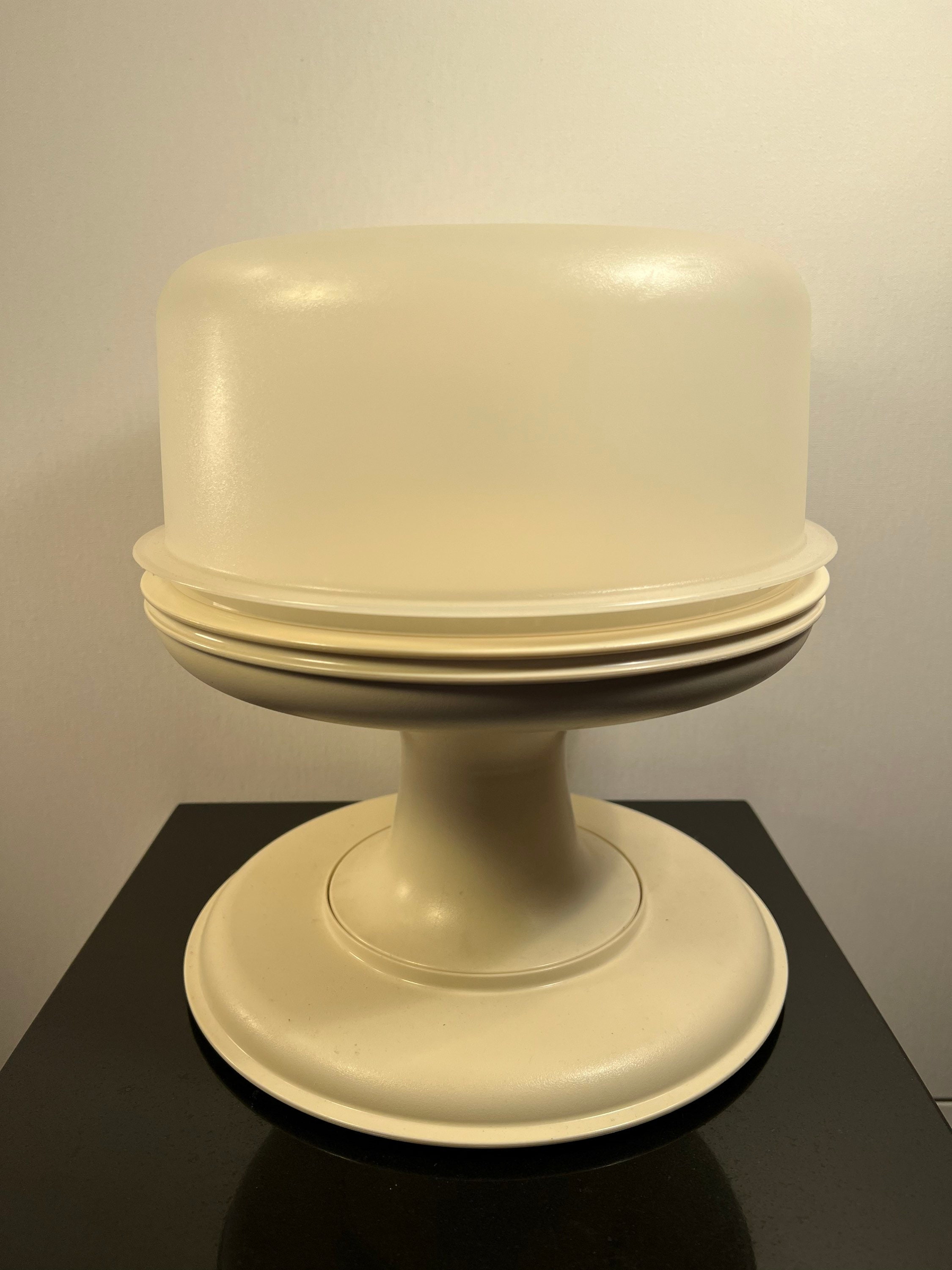 Stand Tupperware Vintage Tupperware Cake and Snack Containers With Stand - Etsy
