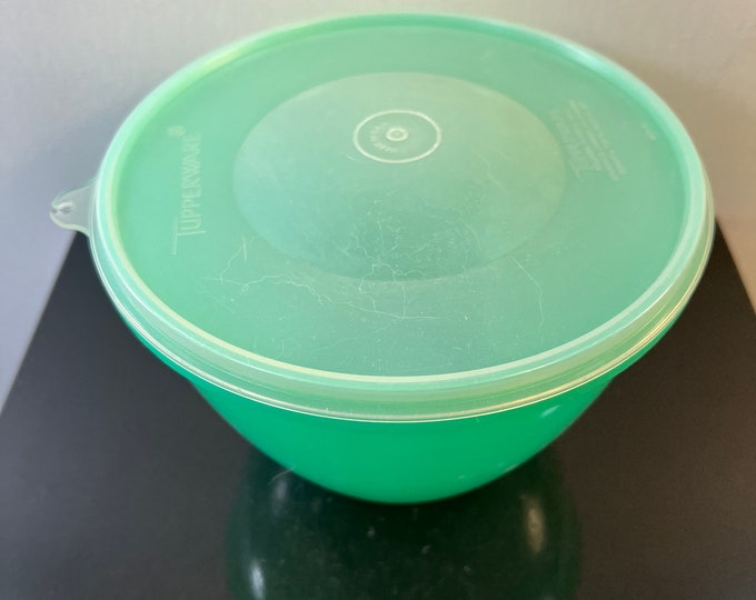 Vintage Jadeite Tupperware Bowl Etsy