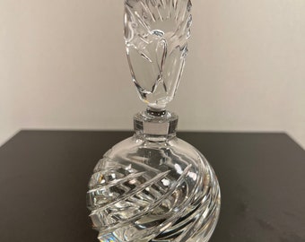 Vintage mikasa crystal perfume bottle