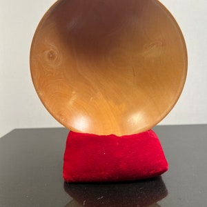 Vintage blonde citrus wood bowl