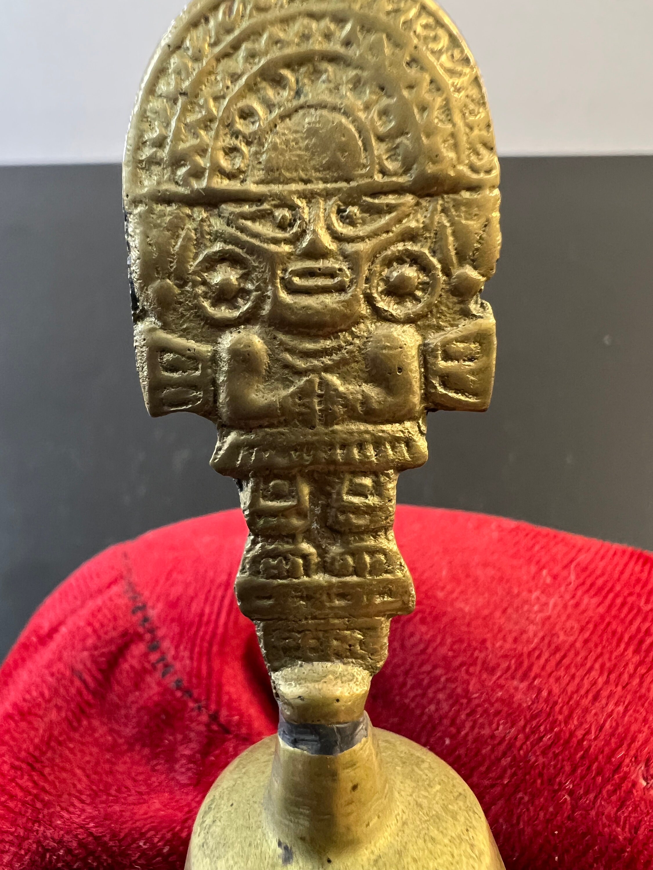 Vintage Aztec Style Bell - Etsy
