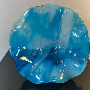 vintage art glass bowl