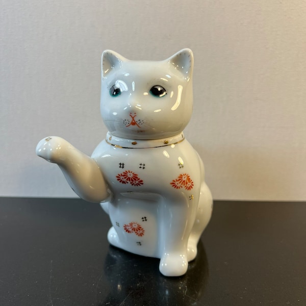 Cat Teapot Etsy