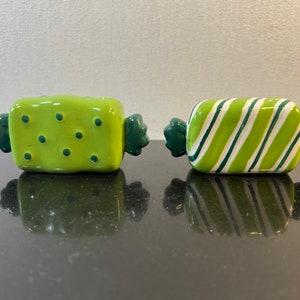Vintage ceramic candy salt shakers