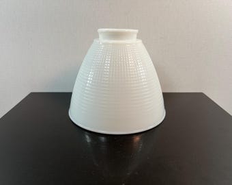 Vintage milk glass lamp shade