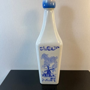 vintage delft style bottle