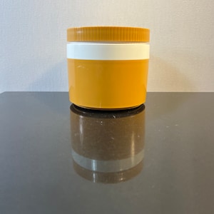 Vintage yellow thermos
