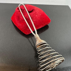vintage spiral wire whisk