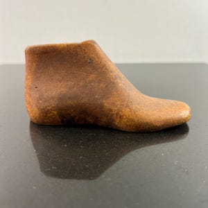 vintage wood shoemakers childs shoe mold