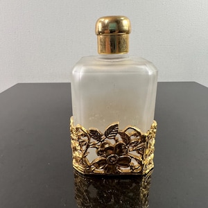vintage satin  perfume bottle