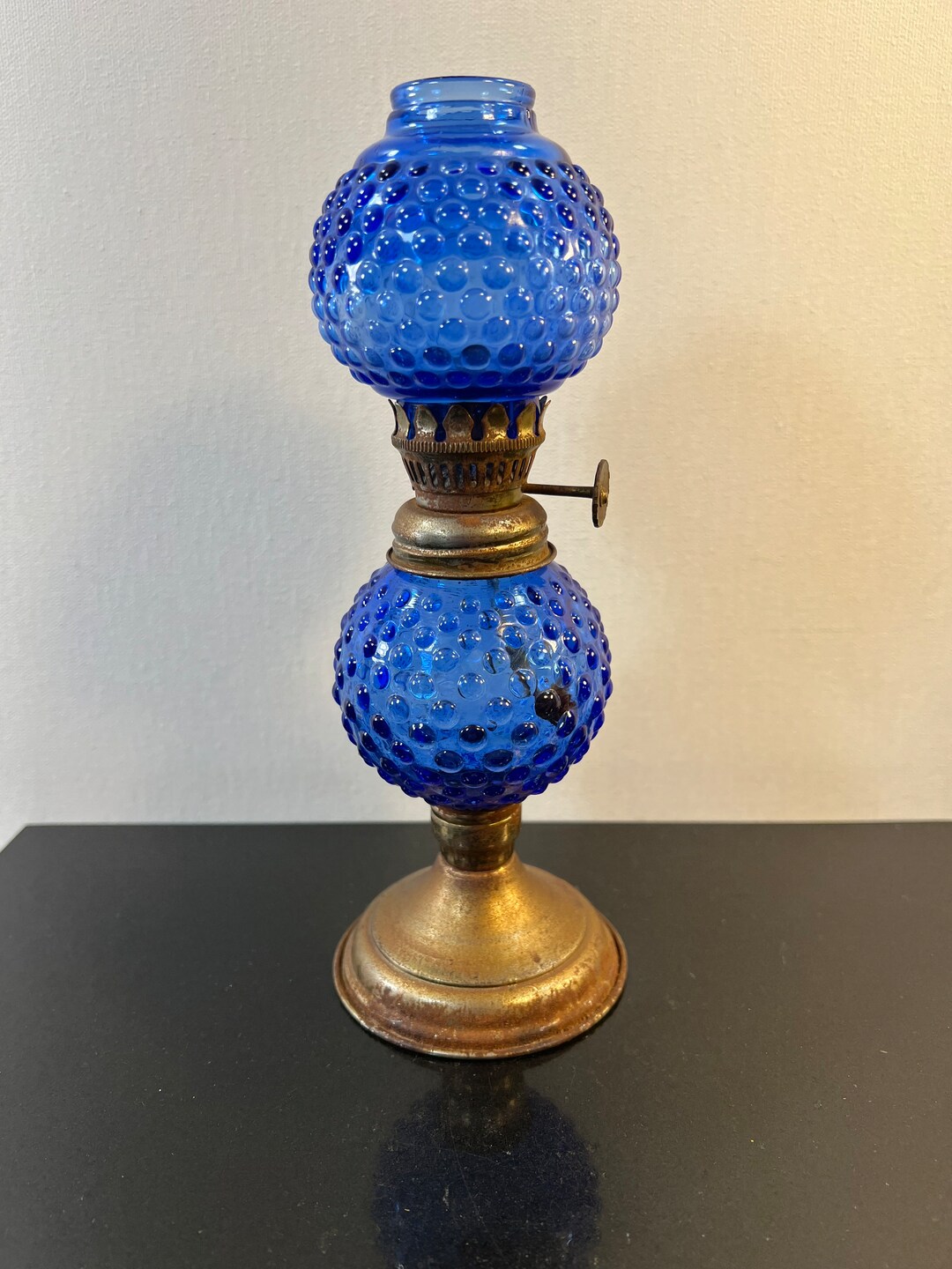 Vintage small oil lamp etsy