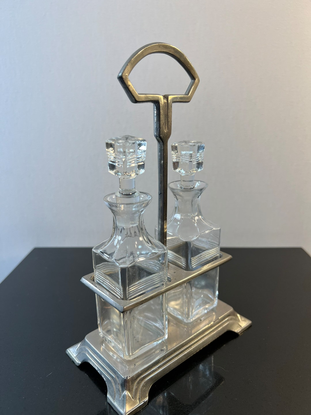 Vintage Art Deco Cruet Set Etsy