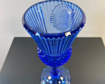 Vintage Blue Avon Glass - Etsy
