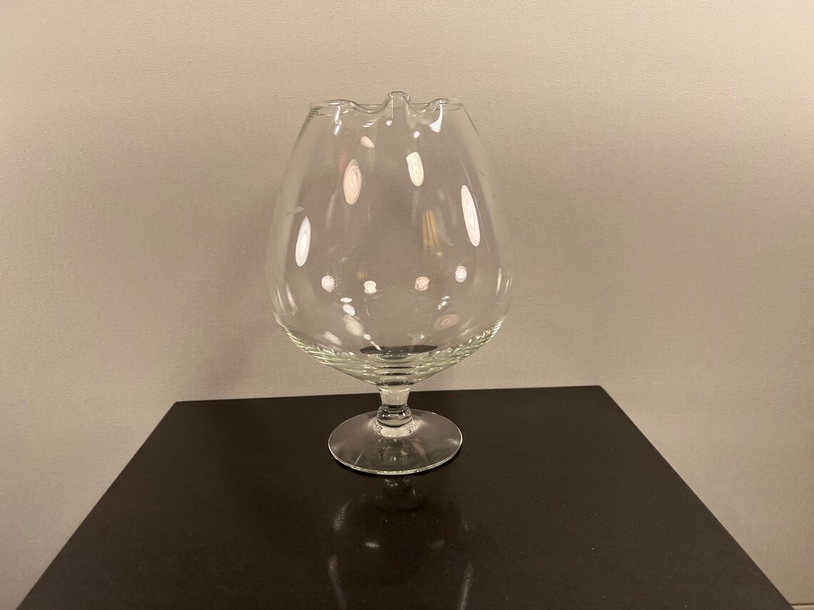 Vintage Large Snifter Glass Etsy