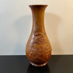 vintage plastic dragon vase