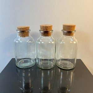 vintage set of three storage jars