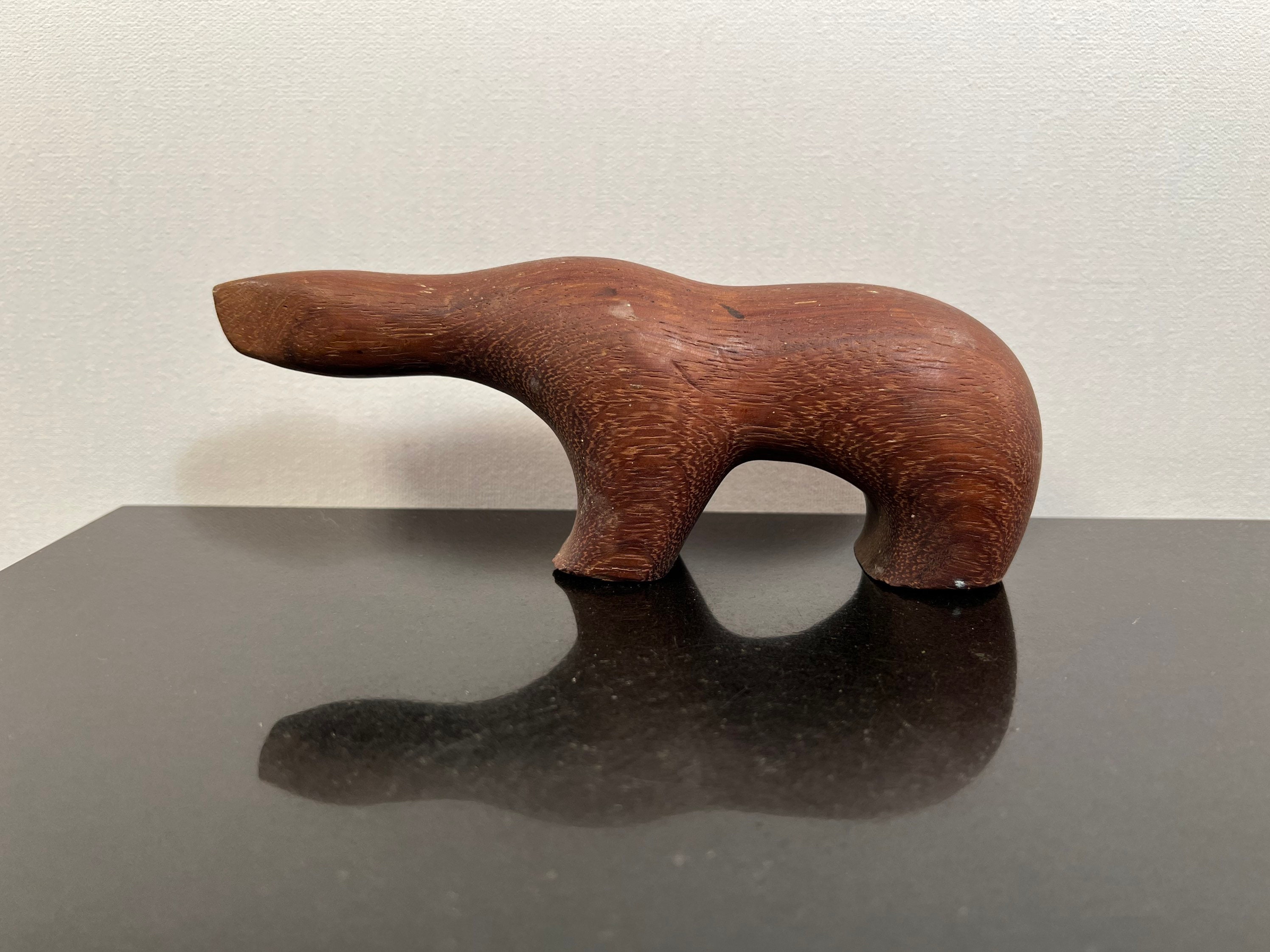 Vintage Arne Tjomsland Teak Polar Bear - Etsy