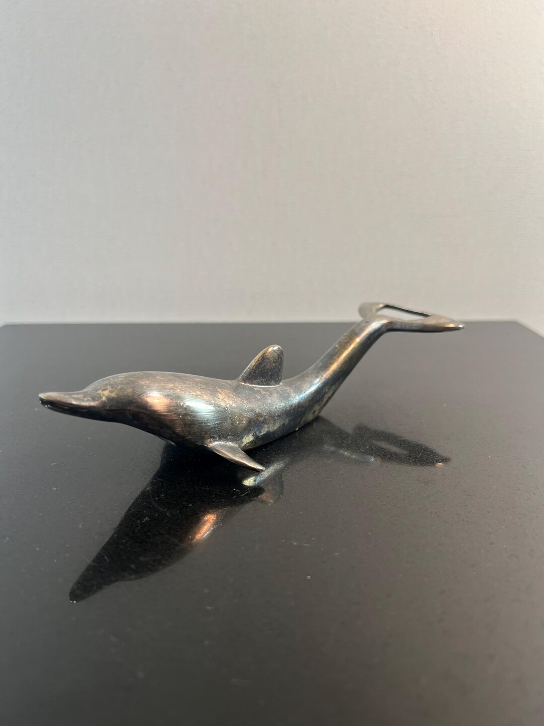 Vintage Metal Dolphin Bottle Opener - Etsy